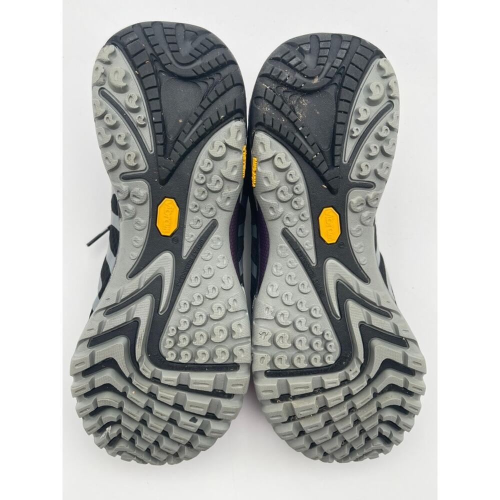 Merrell Siren Edge 3 Black Gray Purple Gray Hiking Shoe Boot Sneaker Women's 10 - Picture 8 of 9